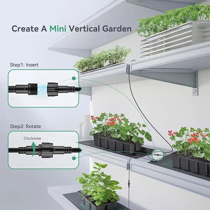 LUXBIRD 6 Pack Daisy Chain Seedling Heat Mats for Indoor Plants, Greenhouses, Germination, Hydroponic Garden, IP67 Waterproof Durable (LB-HMDC-06) by GreenHaven Gardens