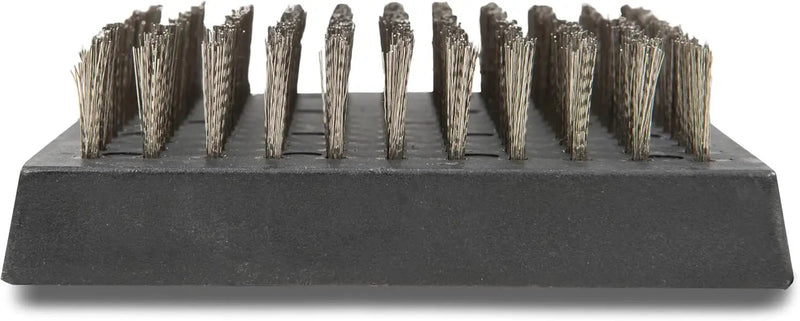 BBQ-AID 2-Pack Wire Grill Brush Replacement Heads, Grill Cleaning Bristle Brush - Screwdriver Included, for 2024 Model Grill Brush and Scraper. No Scratch Cleaning for Any Grill: Char Broil & Ceramic by GreenHaven Gardens