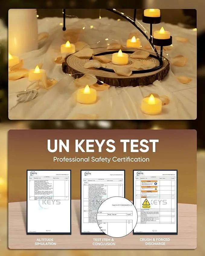 BEICHI Flameless Candles, 50Pack Battery Operated Candles, LED Tea Lights Candles Battery Operated, Flickering Fake Candles for Wedding Halloween Christmas Diwali- Warm Yellow by GreenHaven Gardens