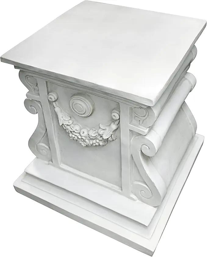 Design Toscano NG314100 Statuary Garden Base Riser, Large, Classic Plinth by GreenHaven Gardens