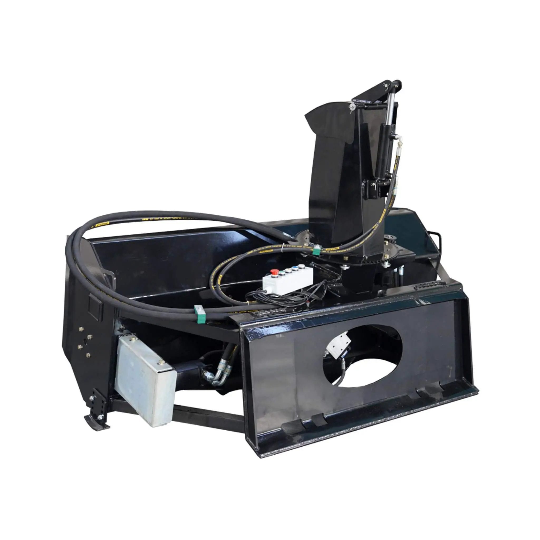 72-Inch Heavy-Duty Hydraulic Skid Steer Snow Blower Attachment (SAK59371) by SAKSBY WHOLESALE