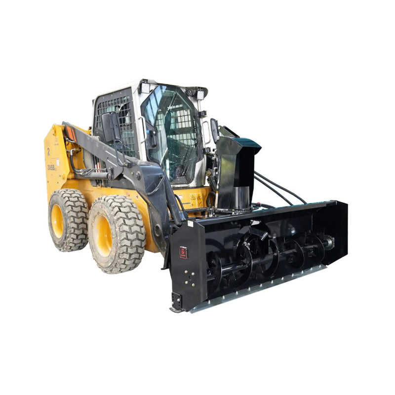 72-Inch Heavy-Duty Hydraulic Skid Steer Snow Blower Attachment (SAK59371) by SAKSBY WHOLESALE