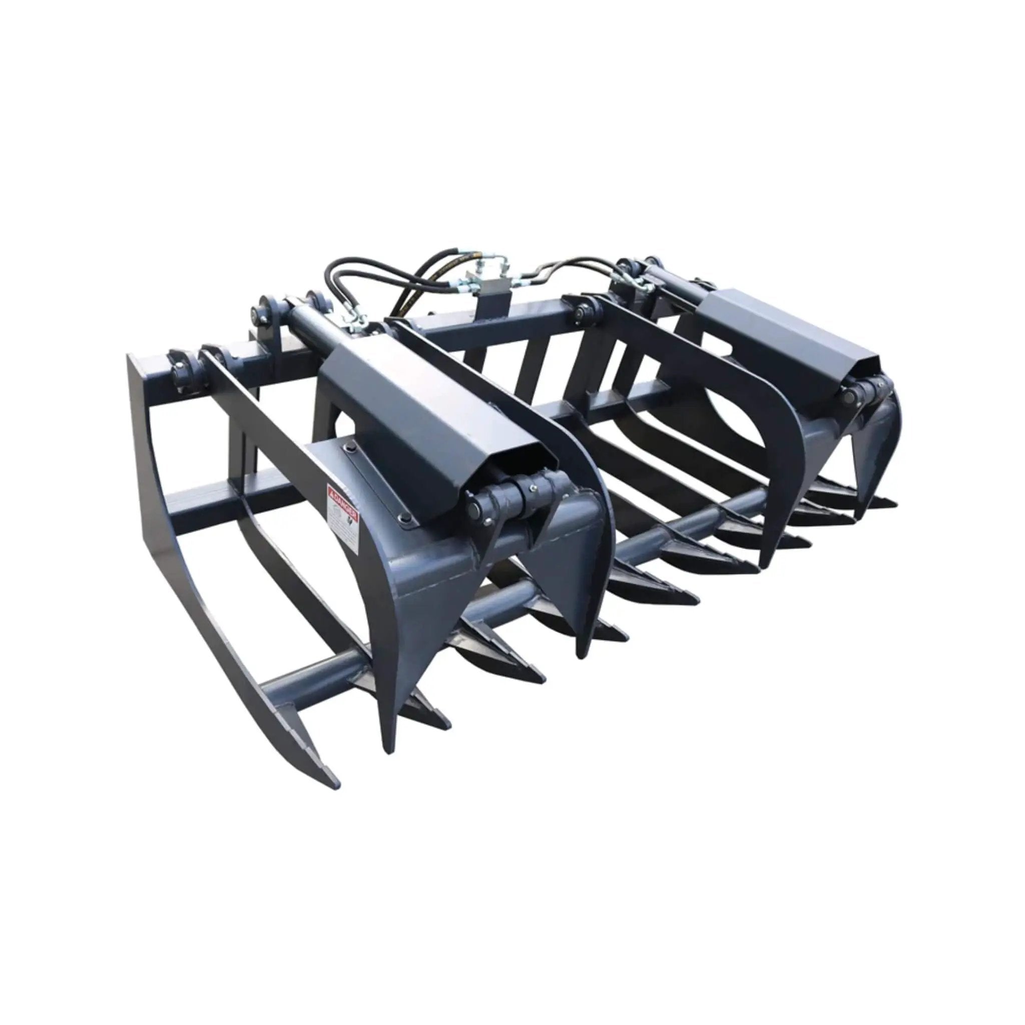 72-Inch Heavy-Duty Root Grapple Bucket Skid Steer Attachment (SAK13874) by SAKSBY WHOLESALE