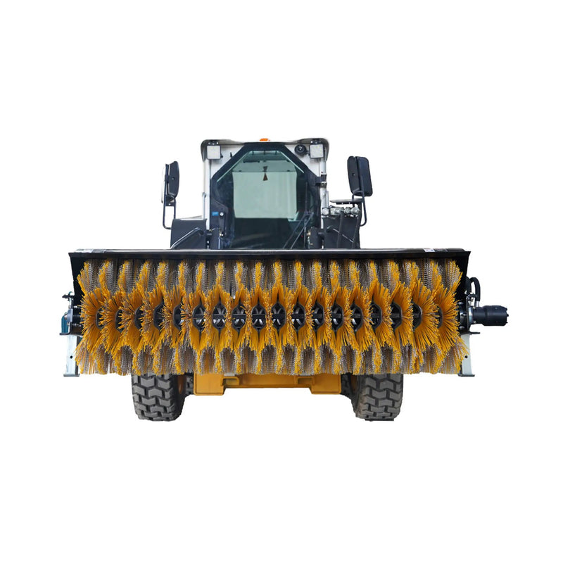 72-Inch Heavy-Duty Skid Steer Hydraulic Rotary Angle Broom Sweeper (SAK97846) by SAKSBY WHOLESALE