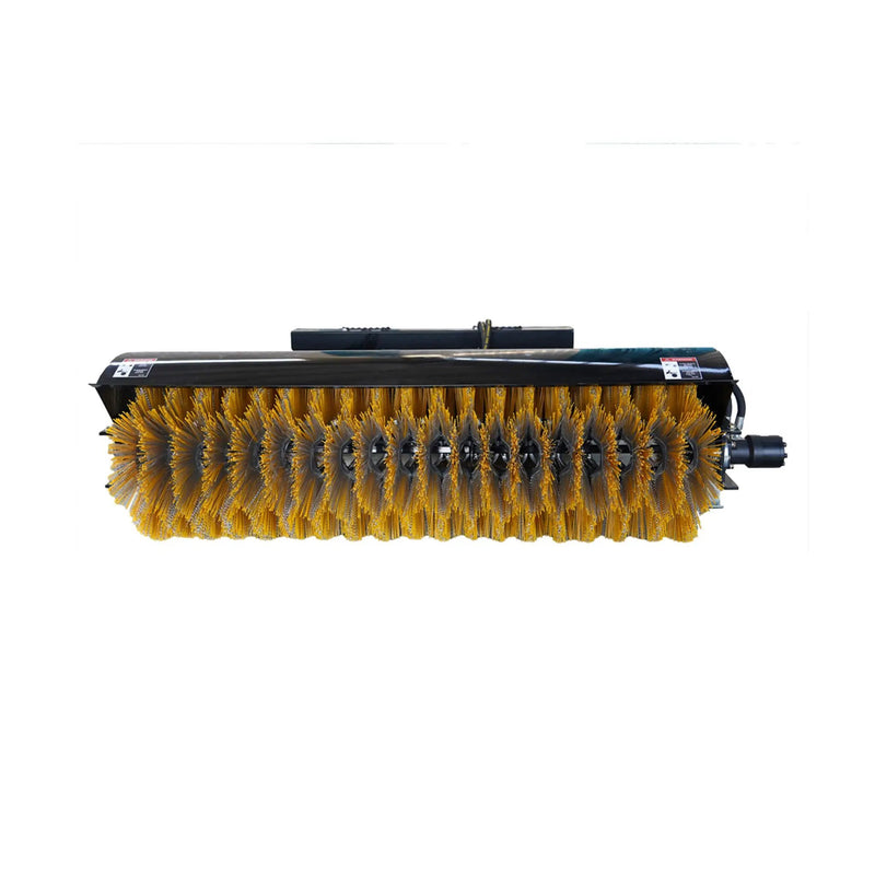 72-Inch Heavy-Duty Skid Steer Hydraulic Rotary Angle Broom Sweeper (SAK97846) by SAKSBY WHOLESALE