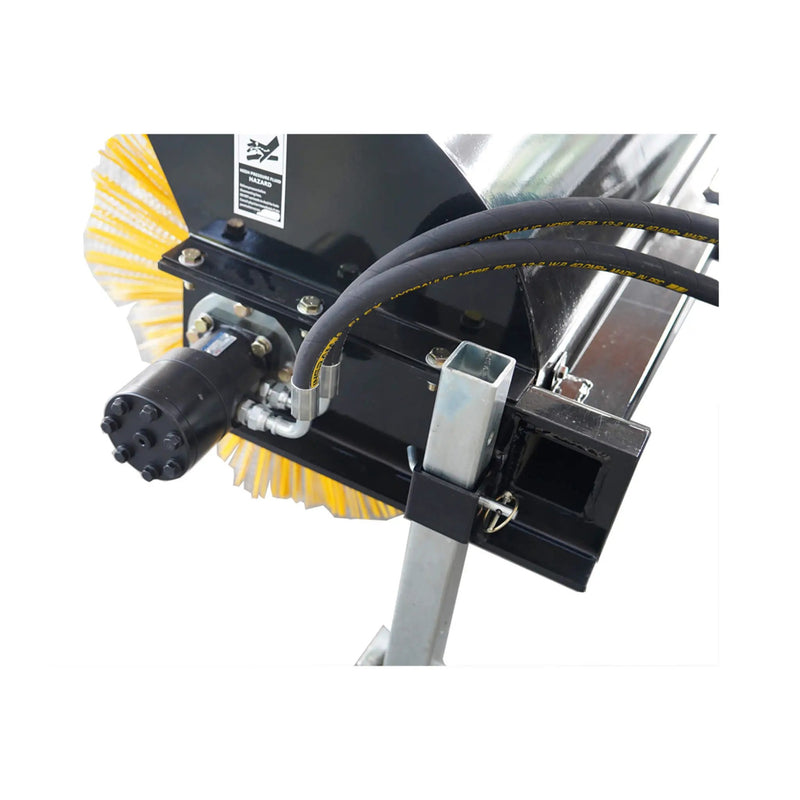 72-Inch Heavy-Duty Skid Steer Hydraulic Rotary Angle Broom Sweeper (SAK97846) by SAKSBY WHOLESALE