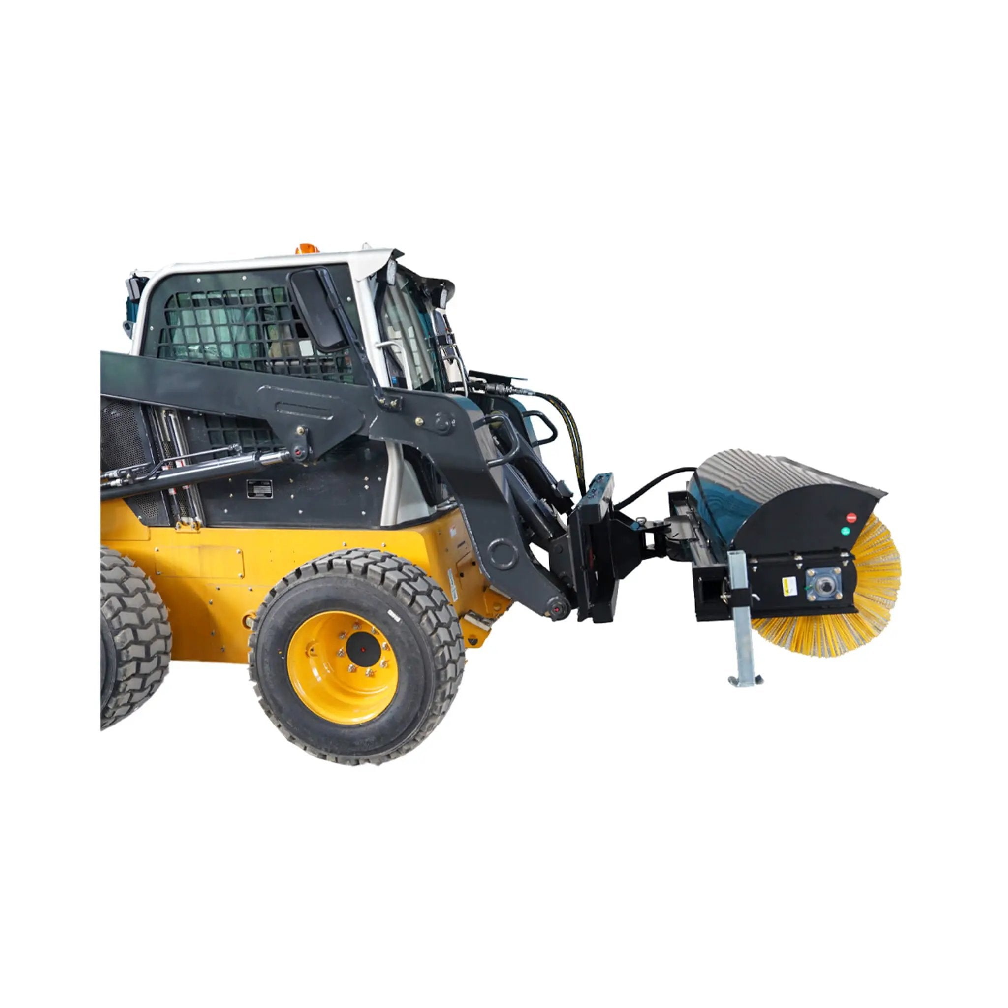 72-Inch Heavy-Duty Skid Steer Hydraulic Rotary Angle Broom Sweeper (SAK97846) by SAKSBY WHOLESALE