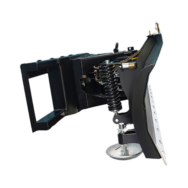 72-Inch Heavy-Duty Snow Plow Skid Steer Attachment With Dozer Blade (SAK27518) by SAKSBY WHOLESALE