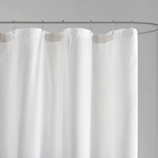 72 x 72 Ombre Printed Seersucker Shower Curtain