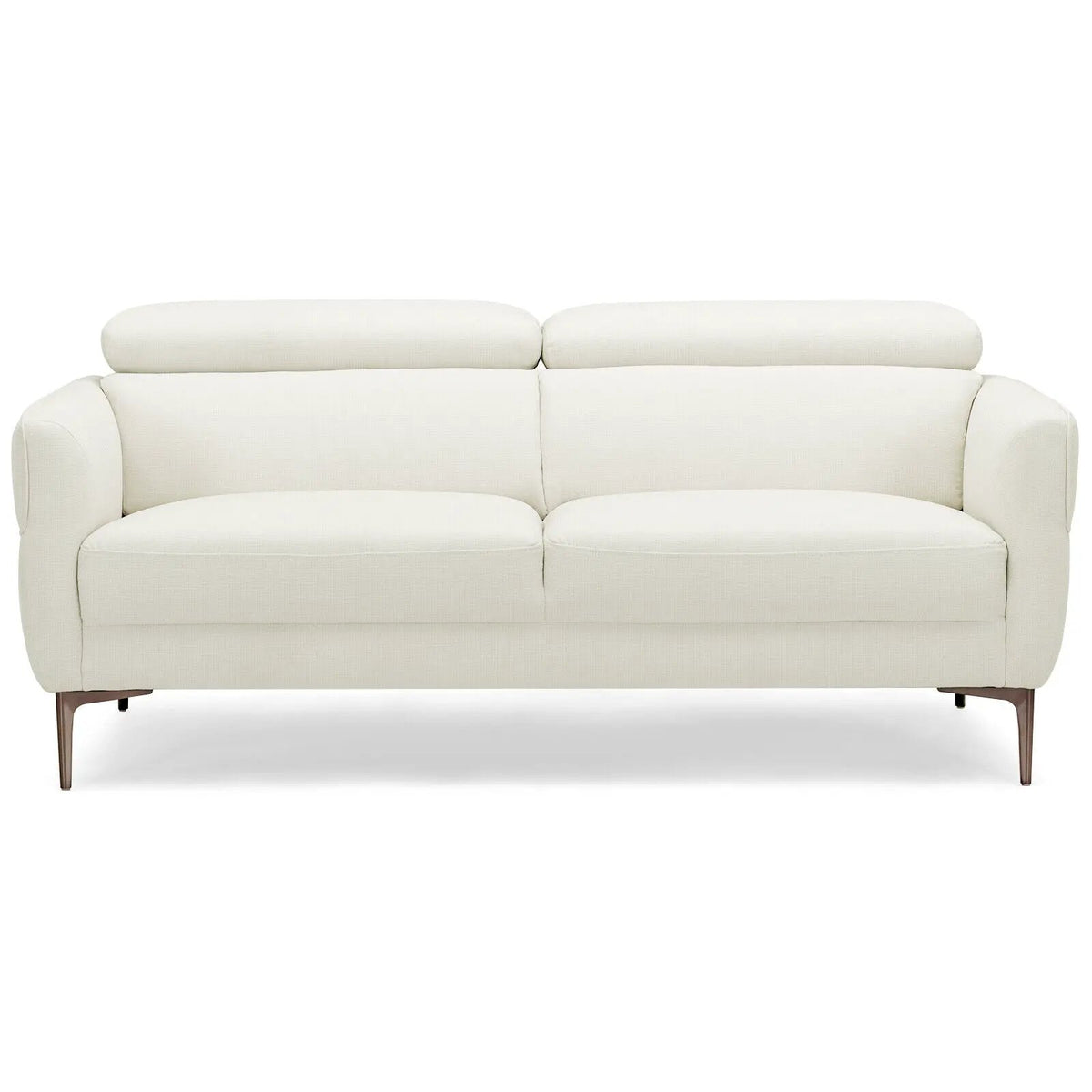 72.5 Inch Modern Fabric Loveseat Sofa Couch with Adjustable Headrest, photo 14 of 16
