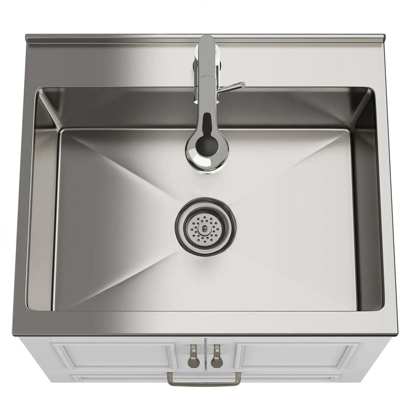 Cardinal - Laundry Cabinet With Faucet And Sink - White by Unique Piece Furniture