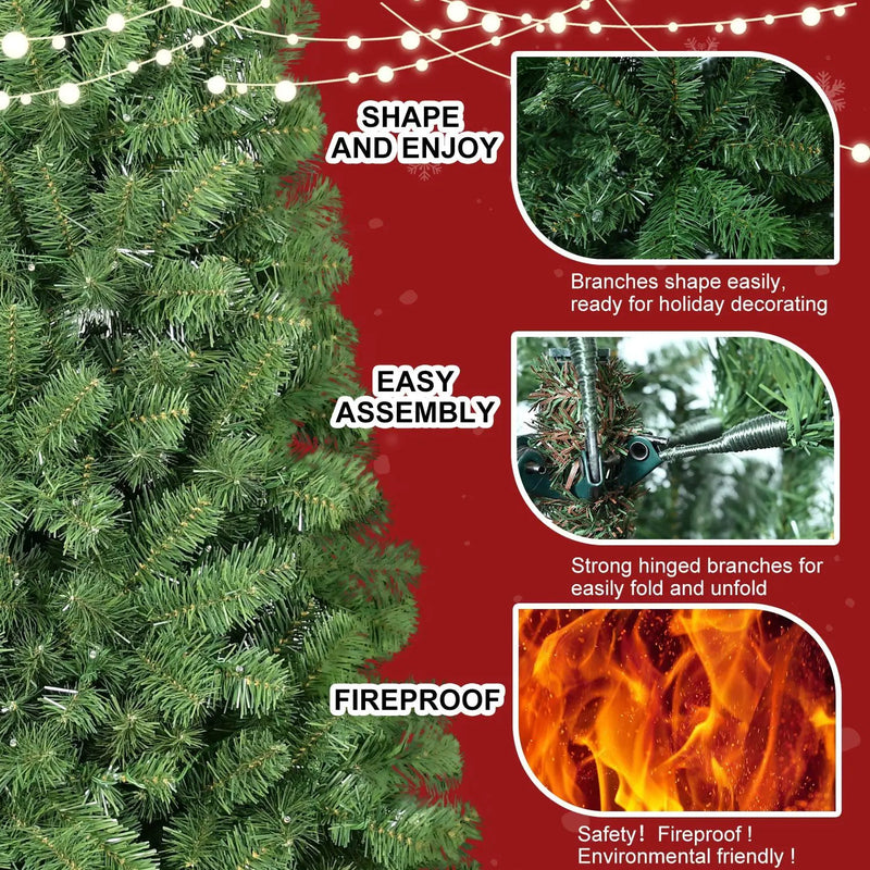 7ft Christmas Tree with Memory Wire, 1064 Tips by HouseOfZazla