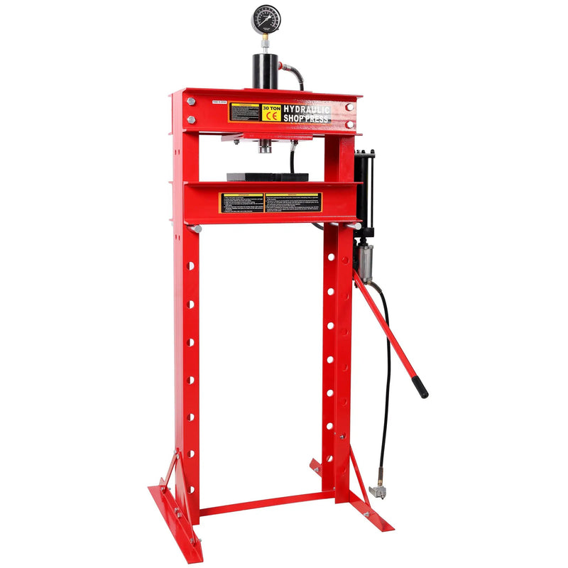 30 Ton Air Hydraulic Shop Press With Gauge, Adjustable H-Frame by HouseOfZazla