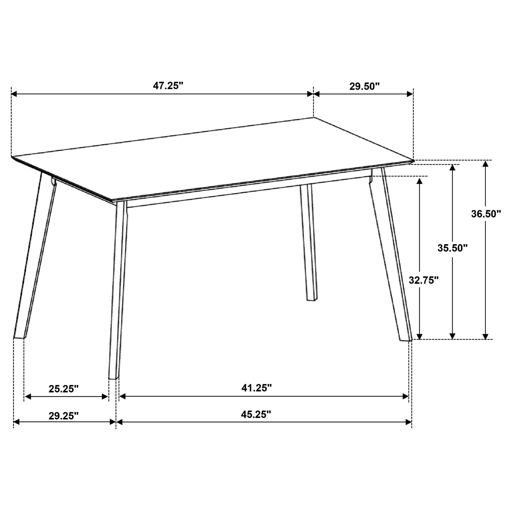 Aston - 5 Piece Counter Height Dining Set With Bent Backs And Upholstered Seats - Walnut by HouseOfZazla
