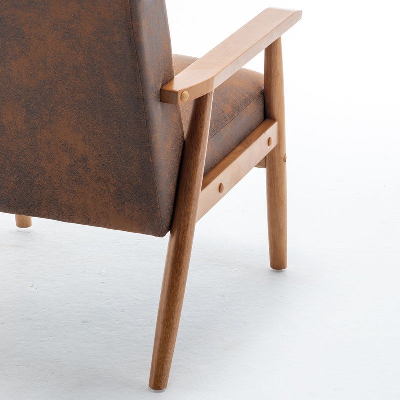 Wide Arm Chair - Light Brown by HouseOfZazla