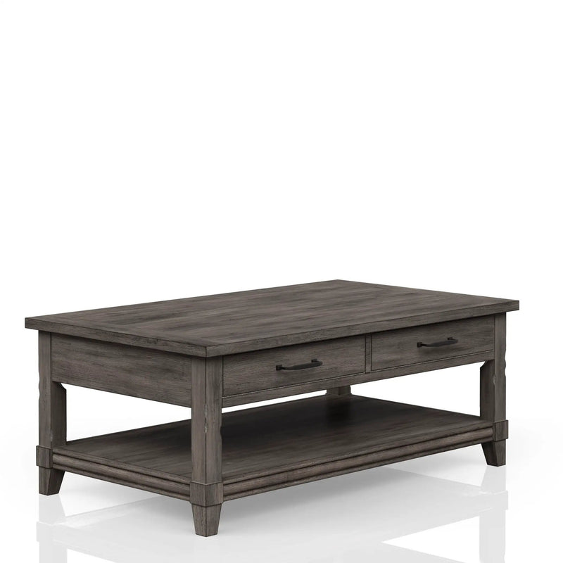 Lift Top Cocktail Table With Casters - Gray by Unique Piece Furniture