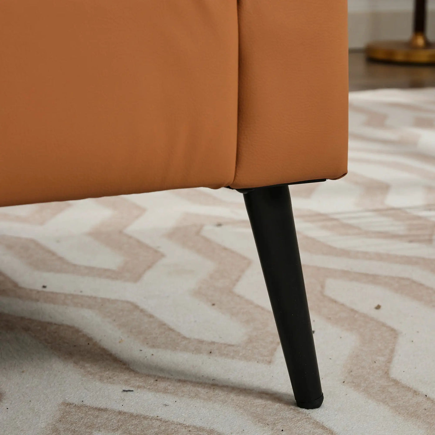 Nordic Retro Light Luxury Upholstered Sofa Chair by Unique Piece Furniture