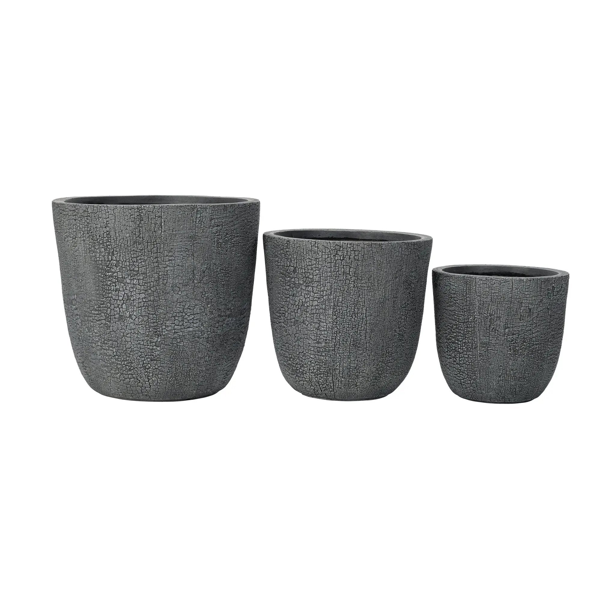 U_STYLE Lightweight MGO Planter Set of 3 by HouseOfZazla