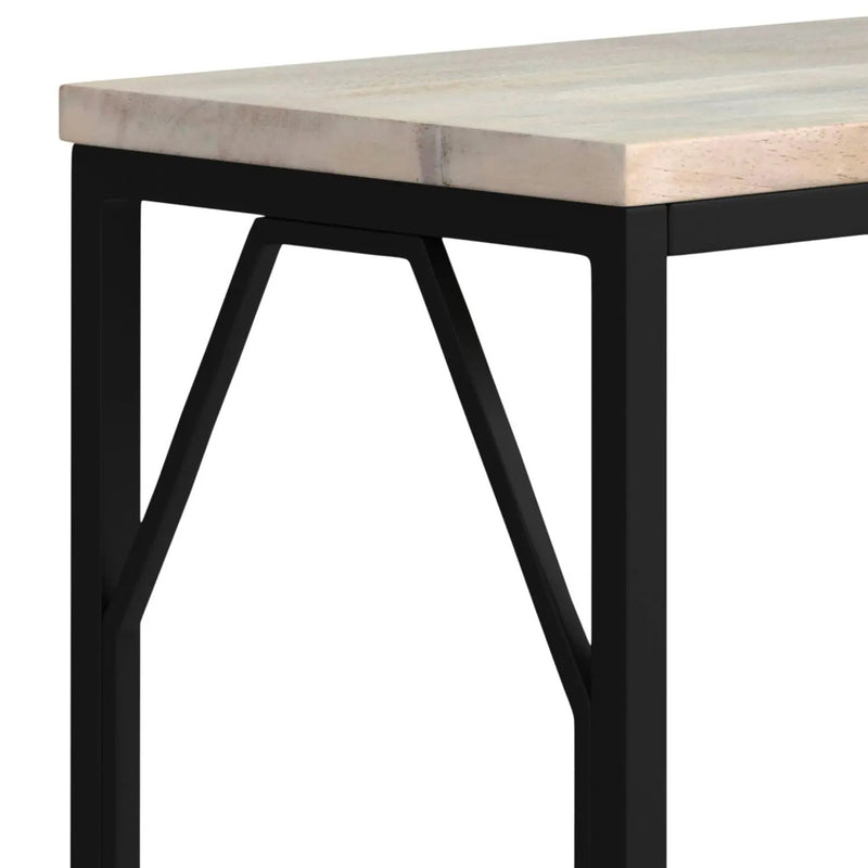 Selma - Handcrafted Metal And Wood Accent Table by Unique Piece Furniture
