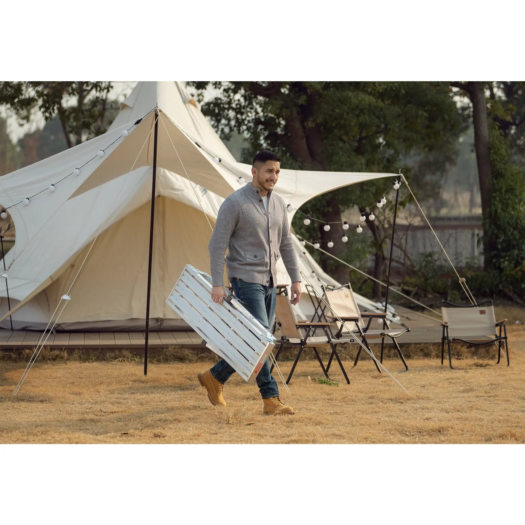 Work Platform Aluminum Portable Bench Folding Ladder by HouseOfZazla