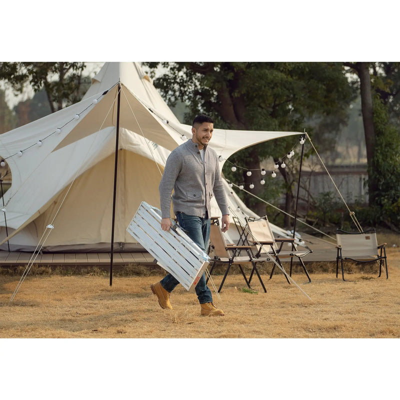 Work Platform Aluminum Portable Bench Folding Ladder by HouseOfZazla