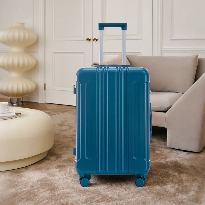 3-Piece ABS Spinner Wheel Luggage Set 20"/24"/28" Dark Blue by HouseOfZazla