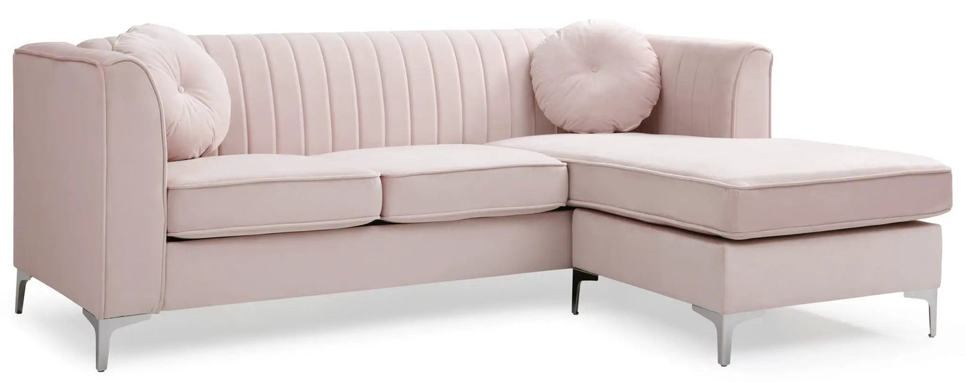 Delray - Micro Suede Sofa Chaise by HouseOfZazla