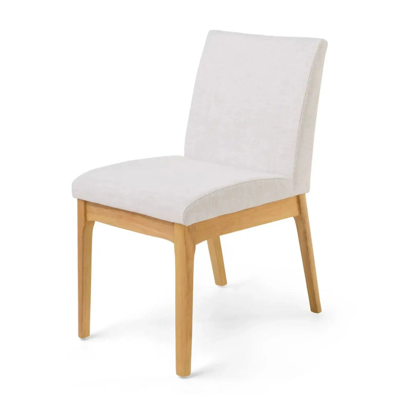 Contemporary Dining Chair Set With Upholstered Fabric by HouseOfZazla