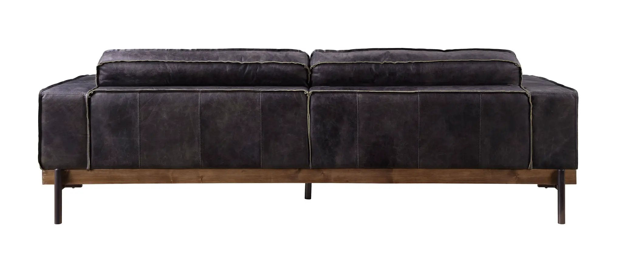 Silchester - Sofa - Antique Ebony Top Grain Leather by Unique Piece Furniture