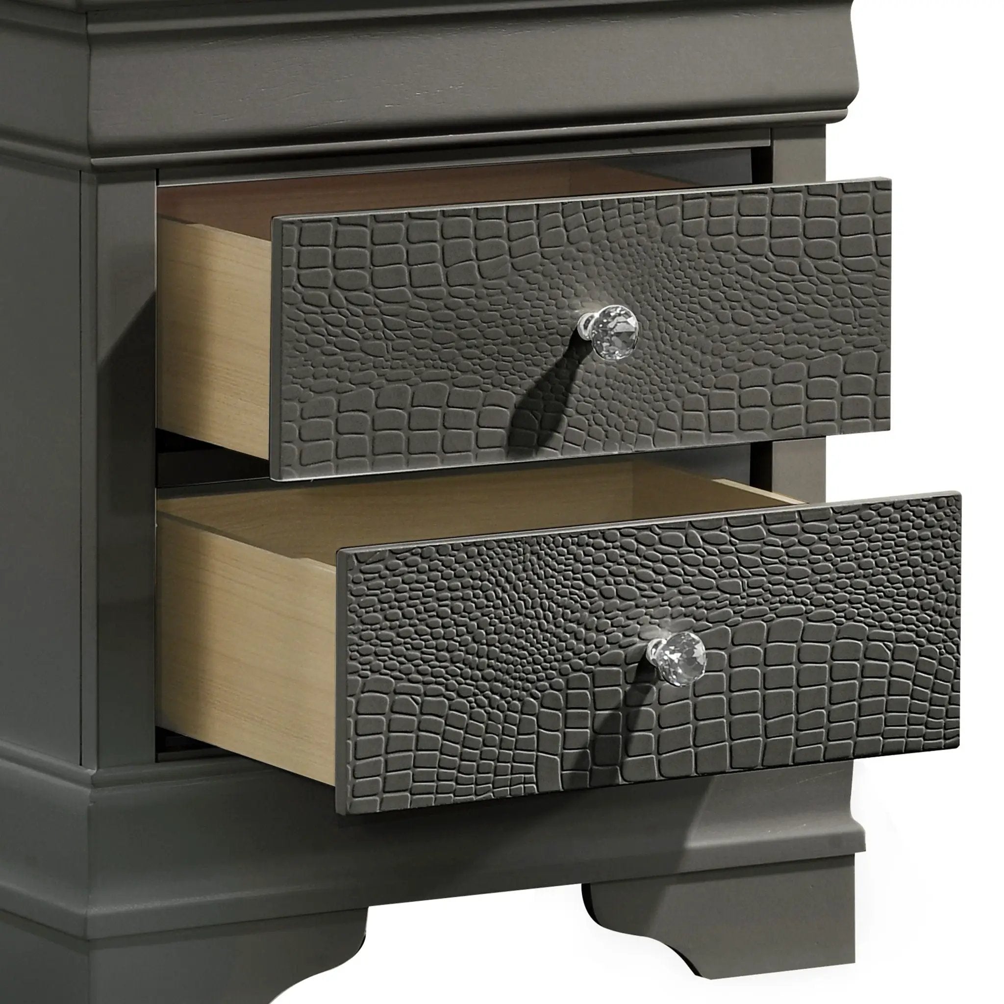 Blaze - 2 Drawer Modern Nightstand by HouseOfZazla