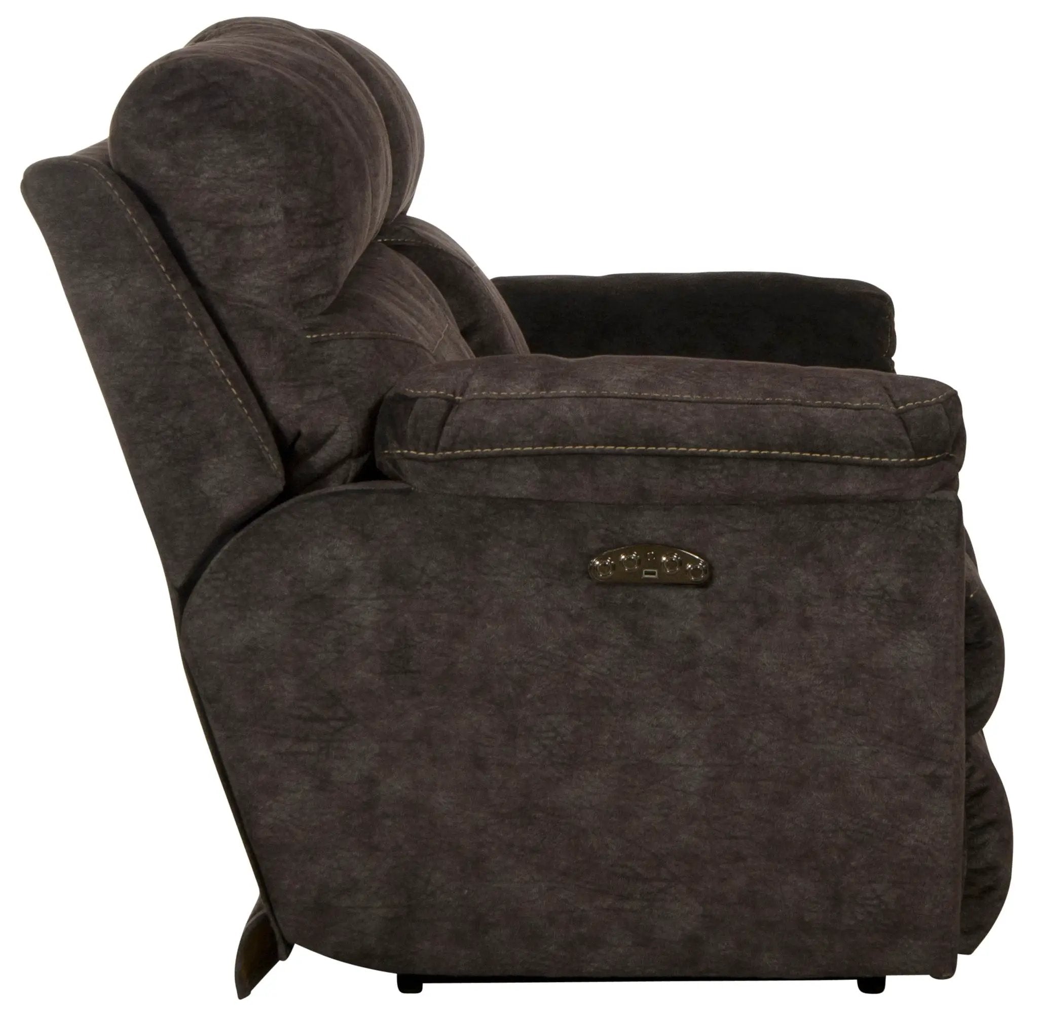 Sedona - Power Headrest Lay Flat Reclining Console Loveseat With Storage & Cupholders by Unique Piece Furniture