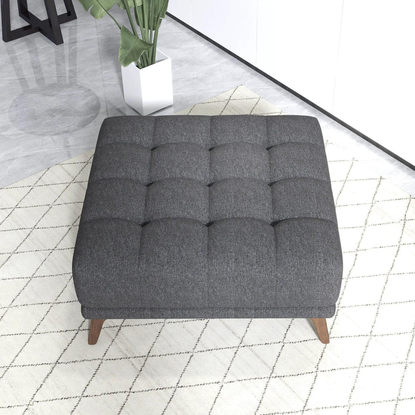 Addison - Square Upholstered Ottoman by Unique Piece Furniture