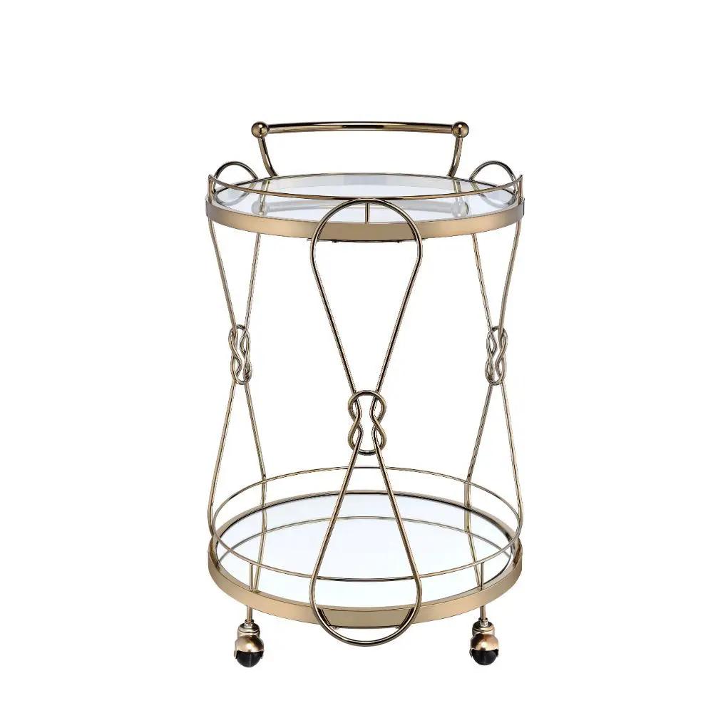 Zekera - Serving Cart - Champagne by Unique Piece Furniture