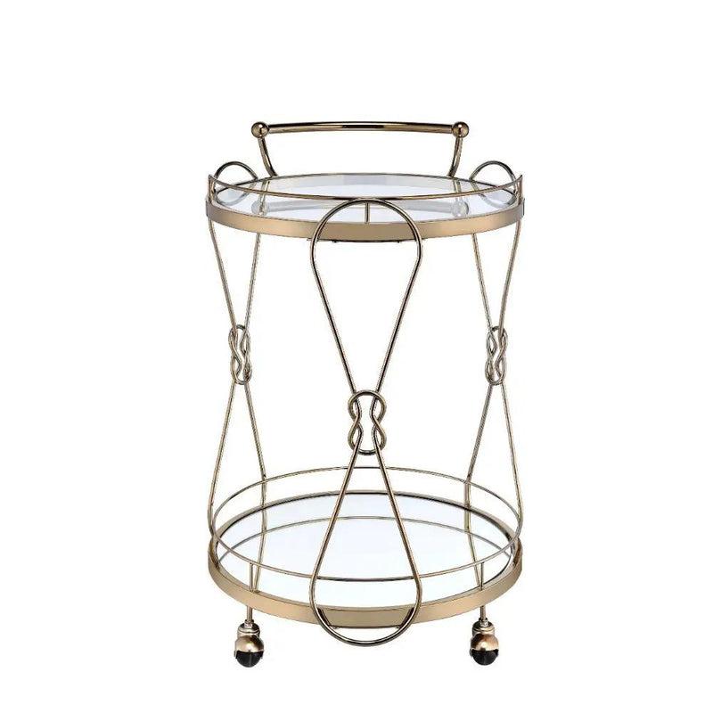 Zekera - Serving Cart - Champagne by Unique Piece Furniture
