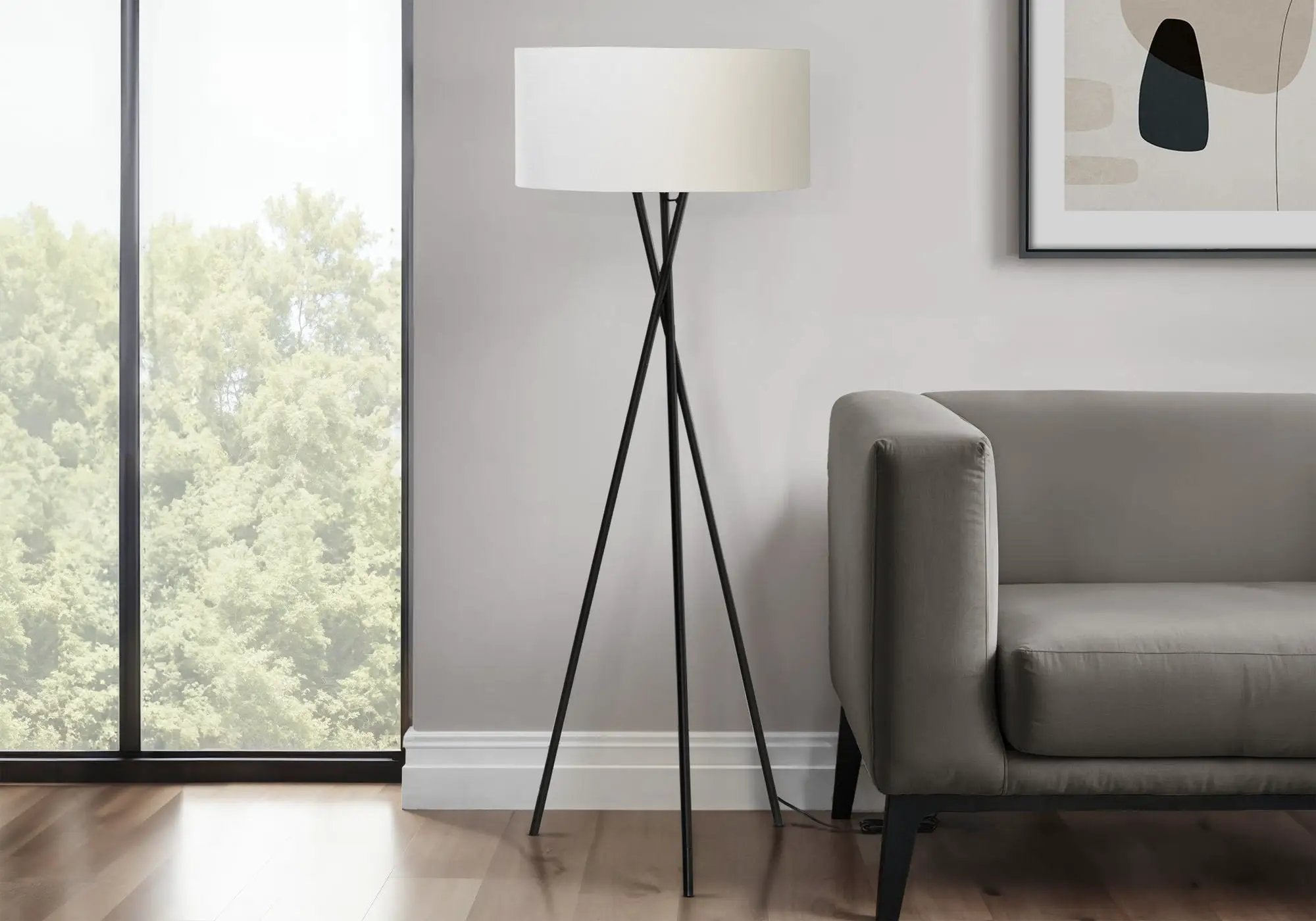 Floor Lamp, Lighting - Black by Unique Piece Furniture