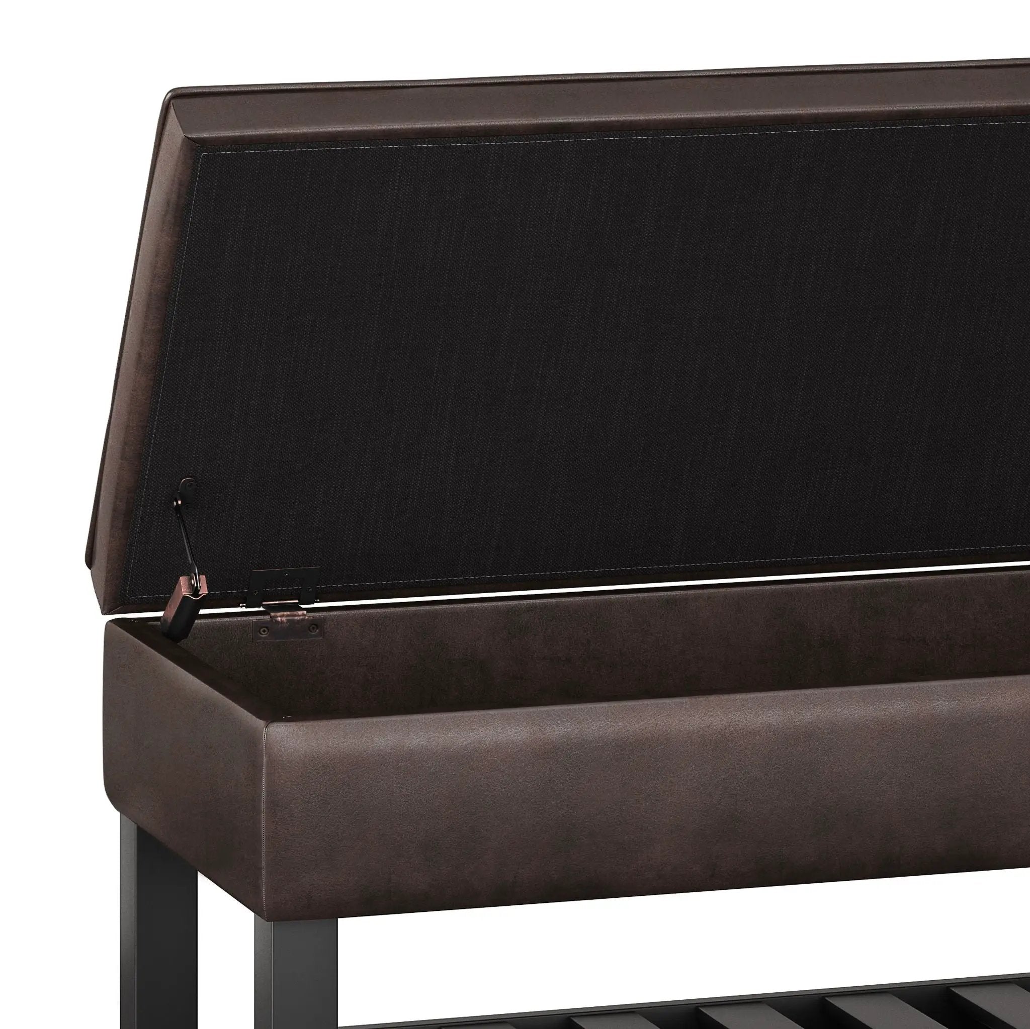 Cosmopolitan - Storage Ottoman Bench With Open Bottom by Unique Piece Furniture