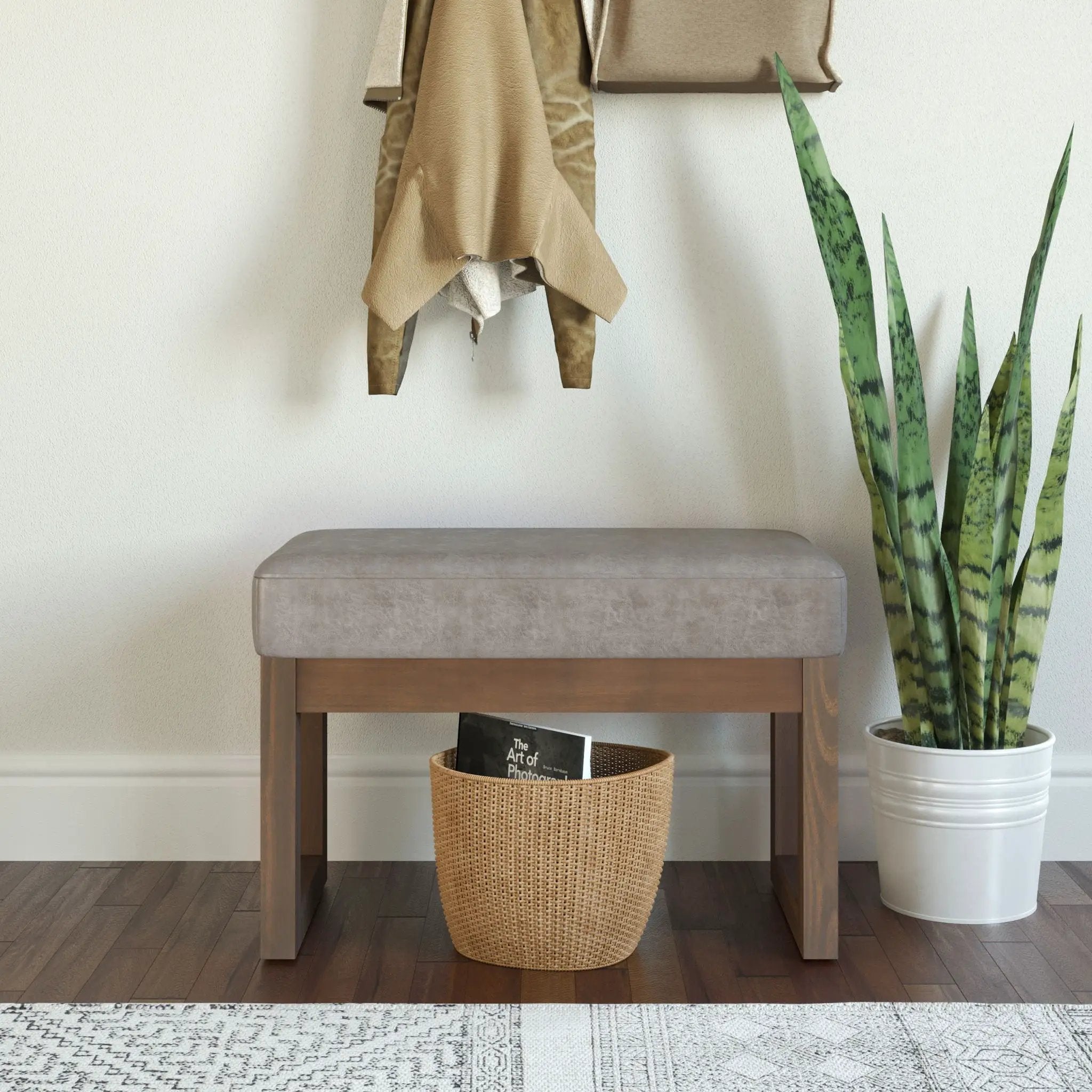 Milltown - Upholstered Ottoman Bench by HouseOfZazla