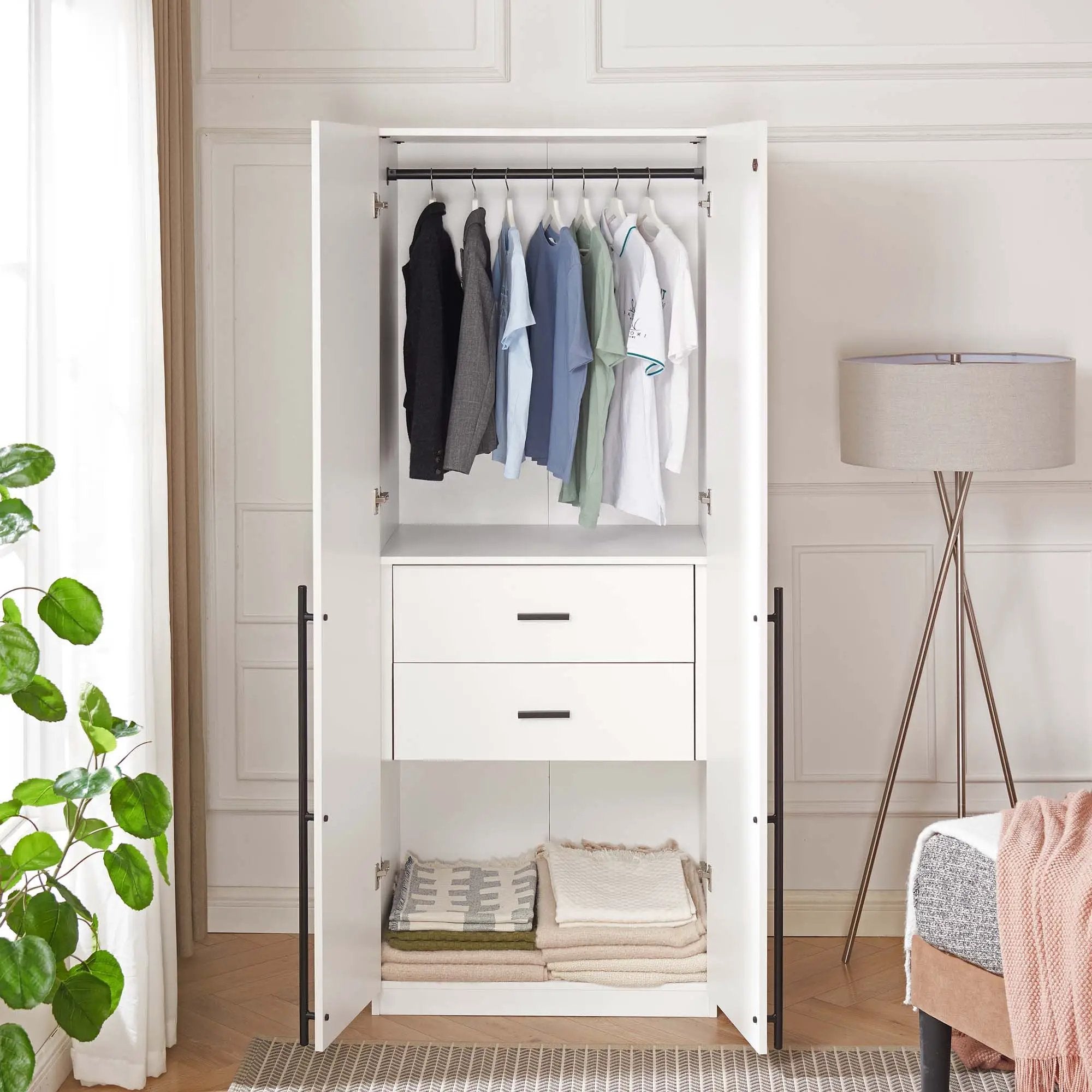 Lee - Free Standing Wardrobe Closet by HouseOfZazla