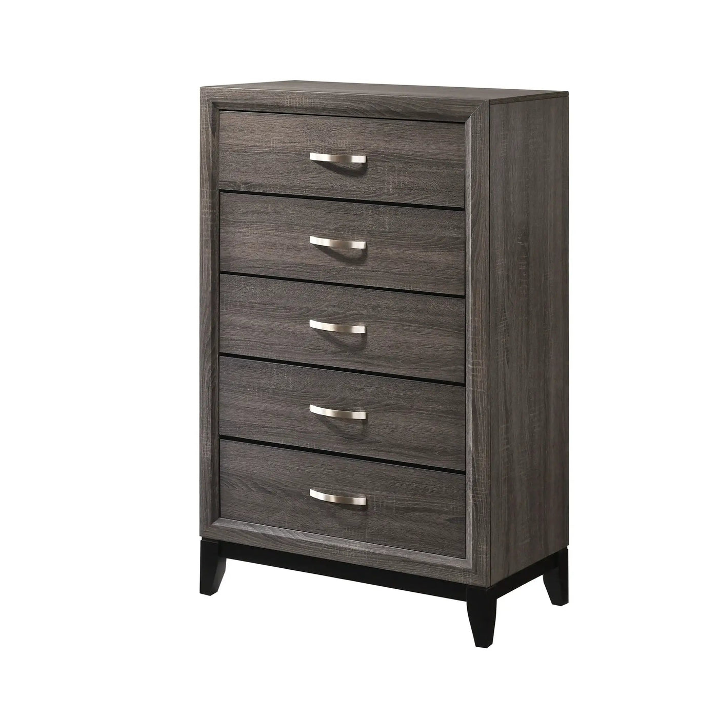 Contemporary 5 Drawer Tall Chest by HouseOfZazla