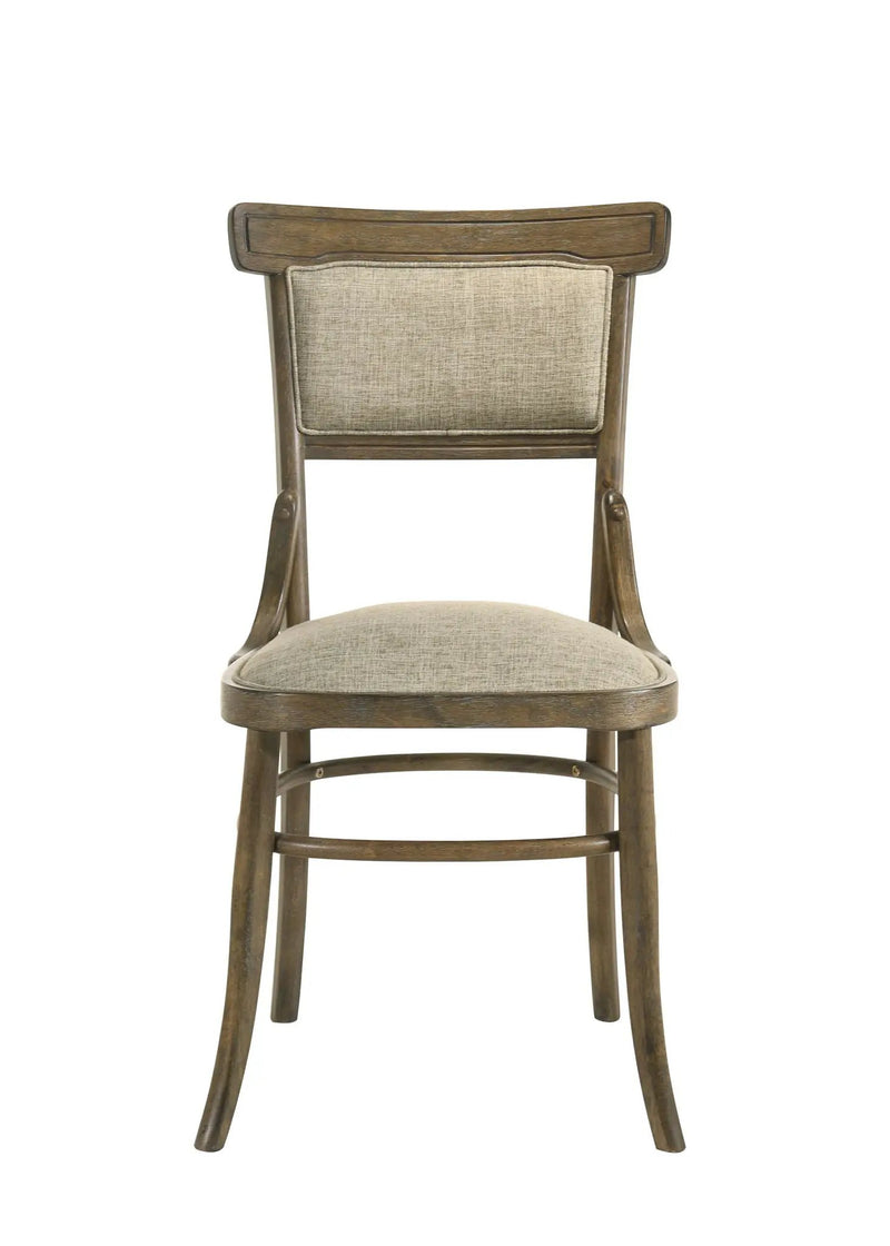 Bistro - Wide Dining Chair With Cushion (Set of 2) - Vintage Walnut by HouseOfZazla