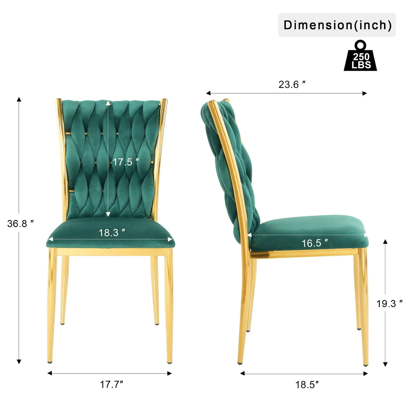 Modern Dining Chair For Dining Room by HouseOfZazla