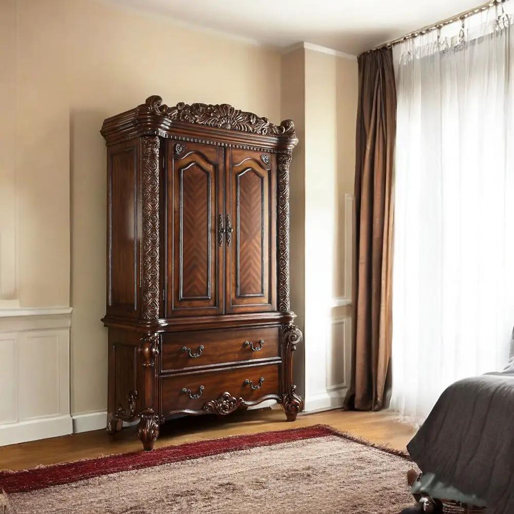 Vendome - Wardrobe/TV Armoire - Cherry by Unique Piece Furniture