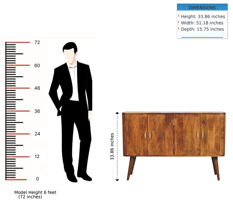 Linden - Sideboard - Beige Brown by HouseOfZazla