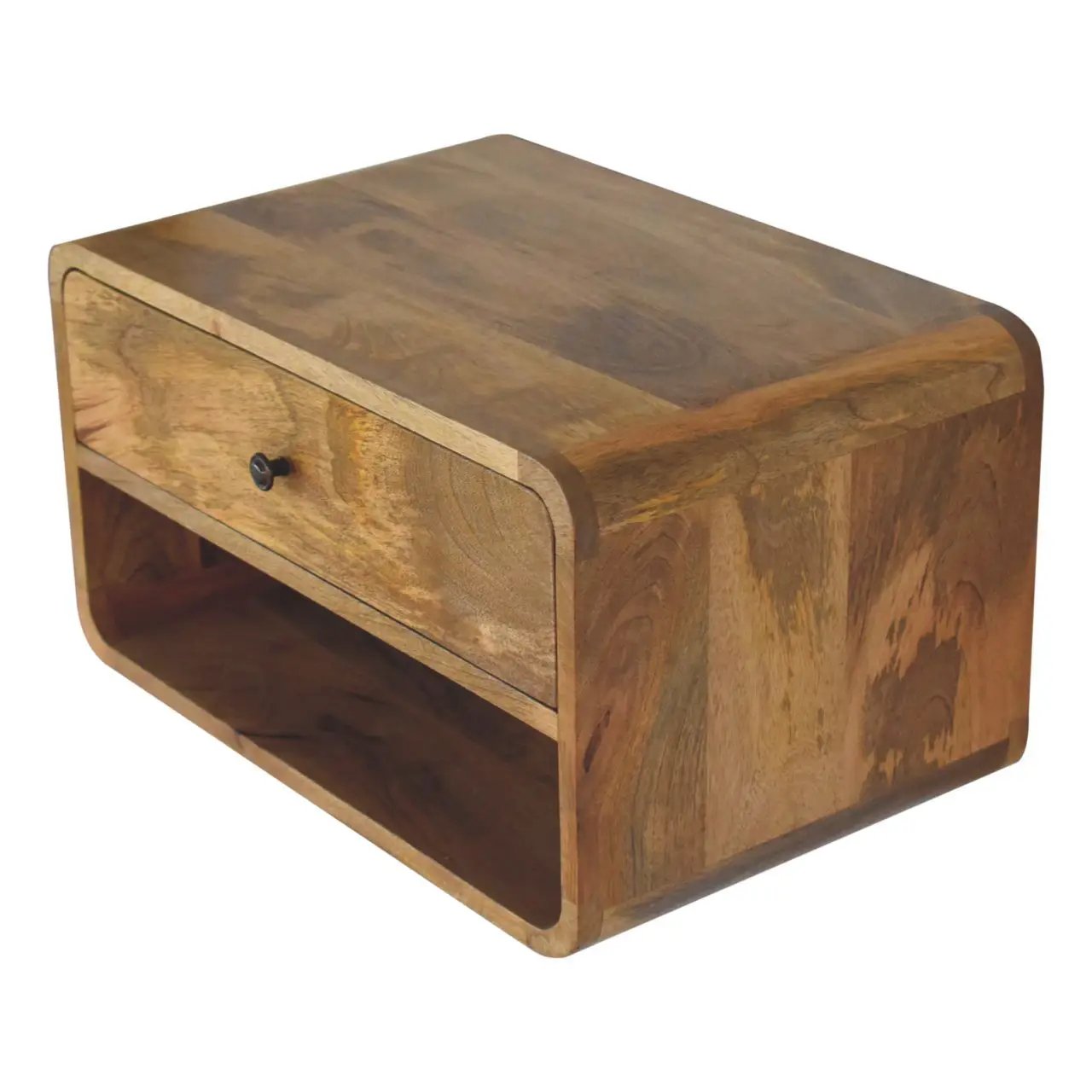 Curve Upper Slot Floating Nightstand by Unique Piece Furniture