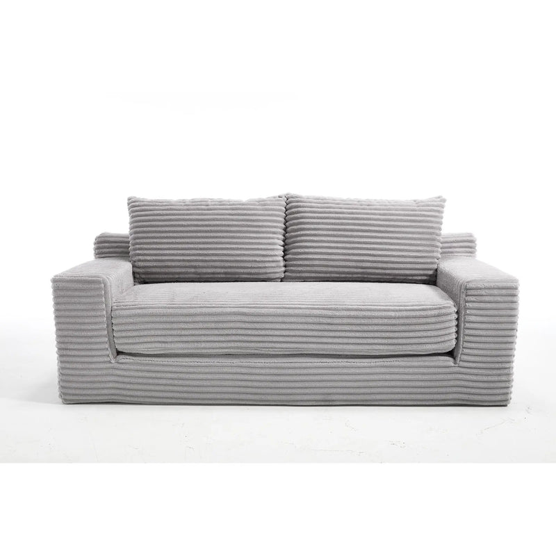 Convertible Loveseat Sofa Bed With Memory Foam & Steel Frame by Unique Piece Furniture