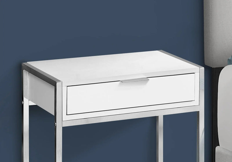 Accent Side Table, Storage Drawer, Spacious Tabletop by Unique Piece Furniture