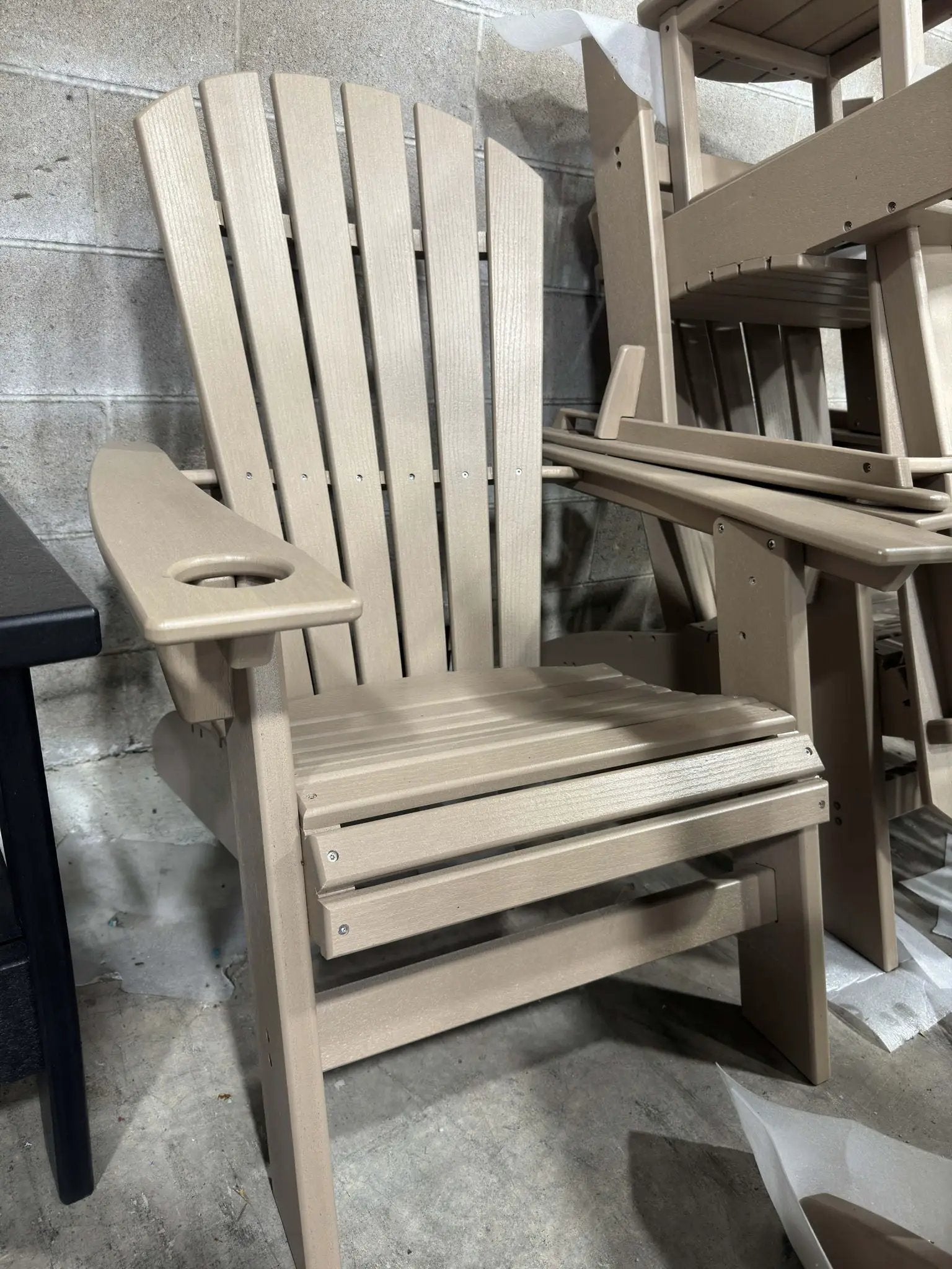 Adirondack Chair Sturdy HDPE Poly Lumber For Poolside, Patio, And Garden Relaxation by Unique Piece Furniture