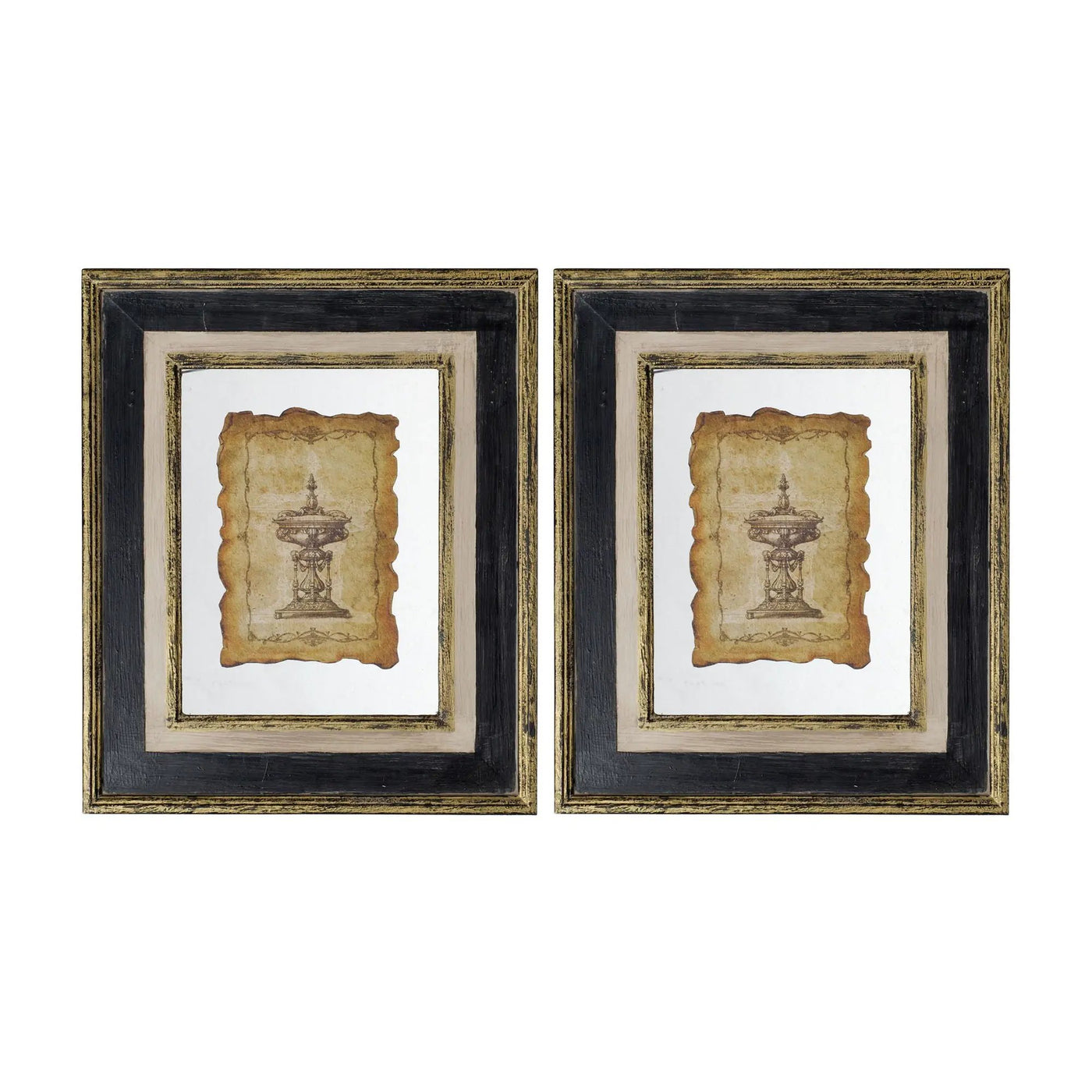 Lucian - Framed Antiqued Sculpture Print by HouseOfZazla