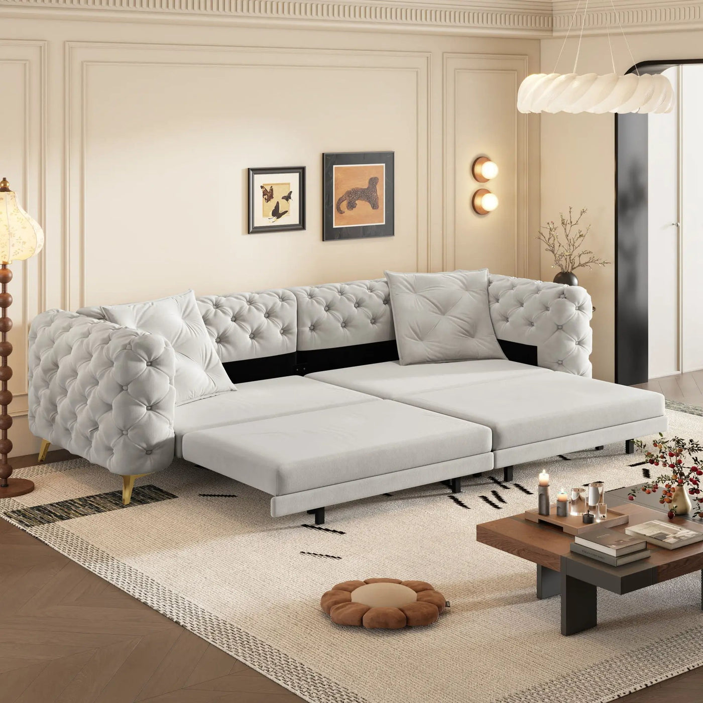 3-In-1 Convertible Sleeper Sofa by HouseOfZazla