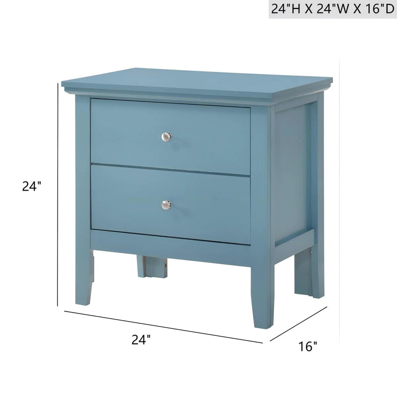 English Dovetailed Drawers Nightstand by HouseOfZazla